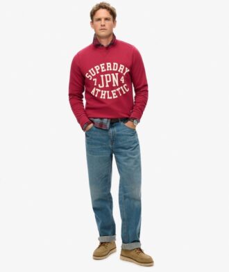 Sweatshirt med sportigt tryck Sweatshirt med sportigt tryck