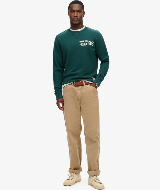 Sweatshirt med sportigt tryck Sweatshirt med sportigt tryck