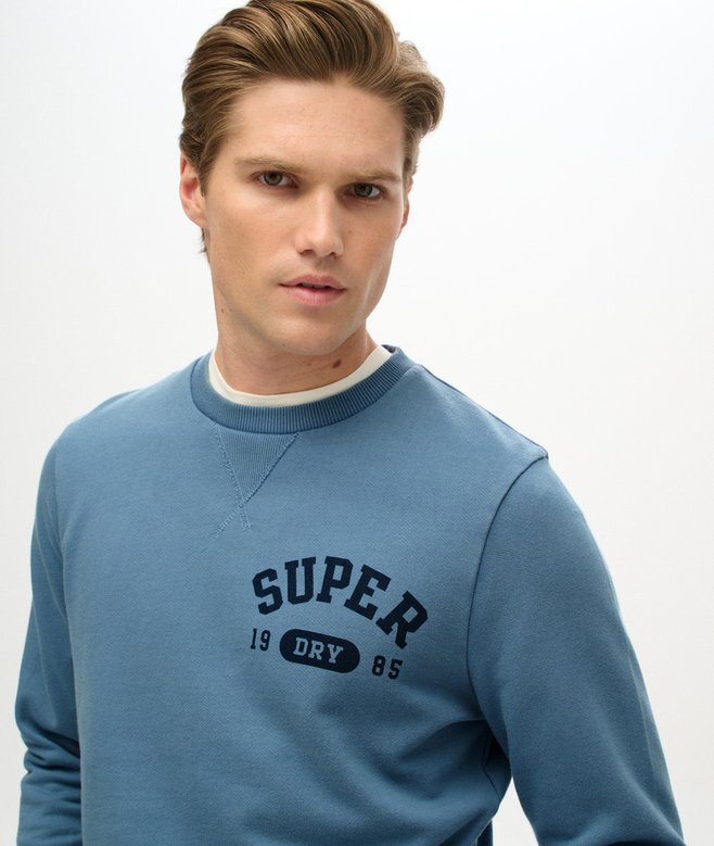 Sweatshirt med sportigt tryck Sweatshirt med sportigt tryck