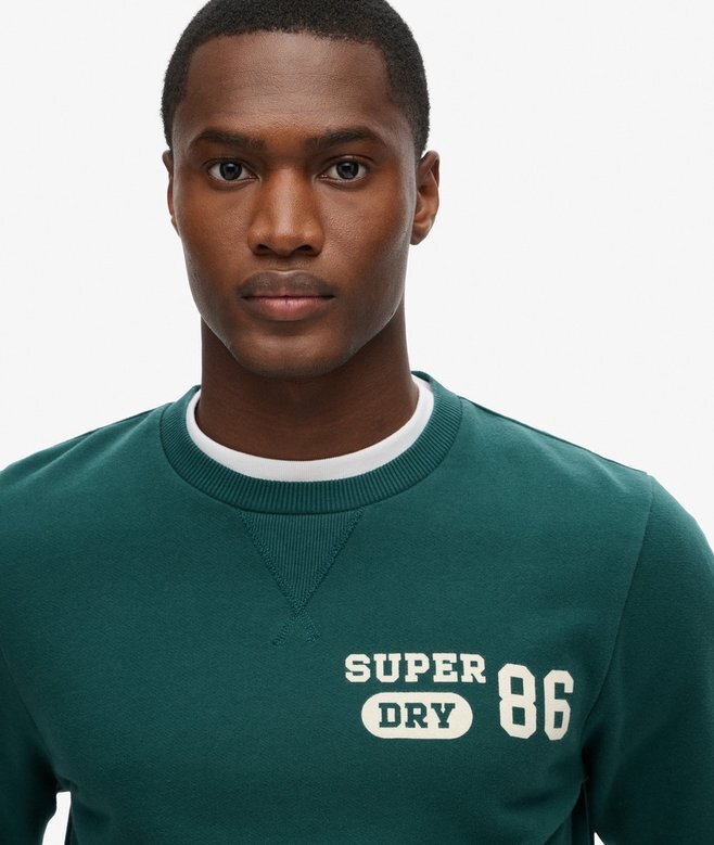 Sweatshirt med sportigt tryck Sweatshirt med sportigt tryck