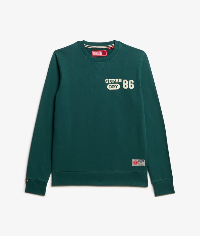 Sweatshirt med sportigt tryck Sweatshirt med sportigt tryck