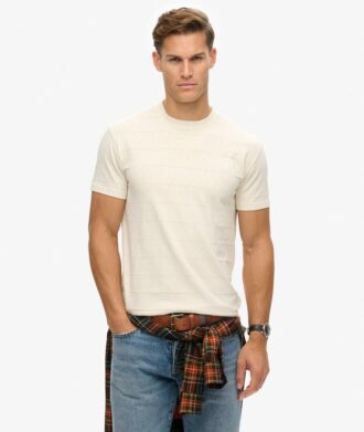 T-shirt i Organic Cotton med Vintage-struktur