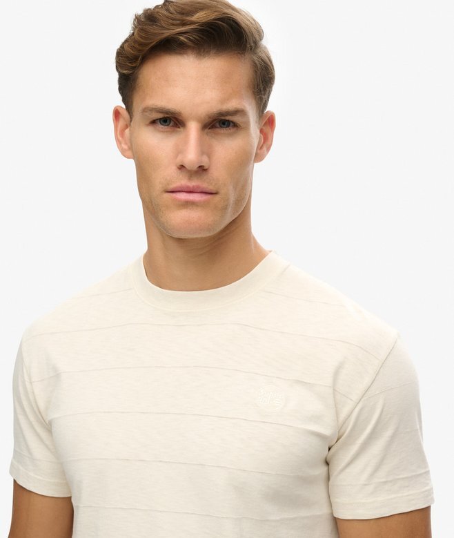 T-shirt i Organic Cotton med Vintage-struktur T-shirt i Organic Cotton med Vintage-struktur