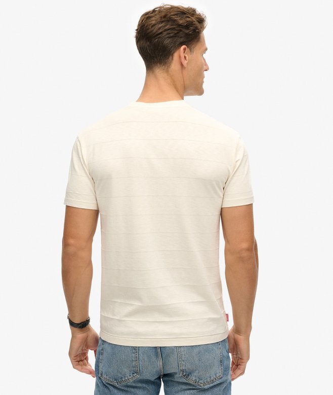 T-shirt i Organic Cotton med Vintage-struktur T-shirt i Organic Cotton med Vintage-struktur