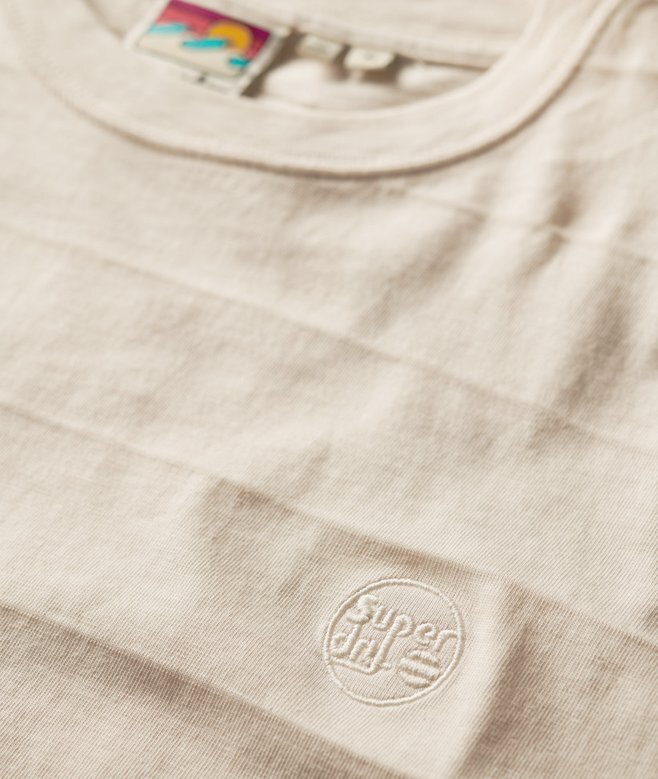 T-shirt i Organic Cotton med Vintage-struktur T-shirt i Organic Cotton med Vintage-struktur