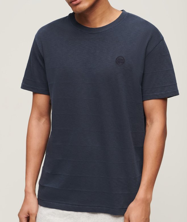 T-shirt i Organic Cotton med Vintage-struktur T-shirt i Organic Cotton med Vintage-struktur