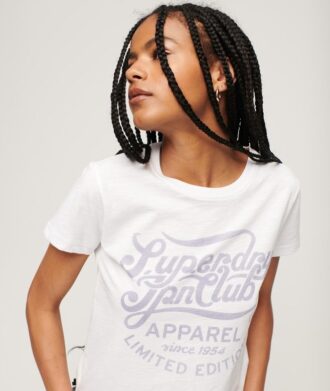 T-shirt med Archive Script-tryck