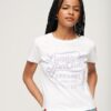 T-shirt med Archive Script-tryck