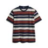 T-shirt med avslappnade ränder