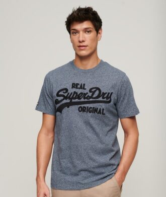 T-shirt med broderat Vintage-logo