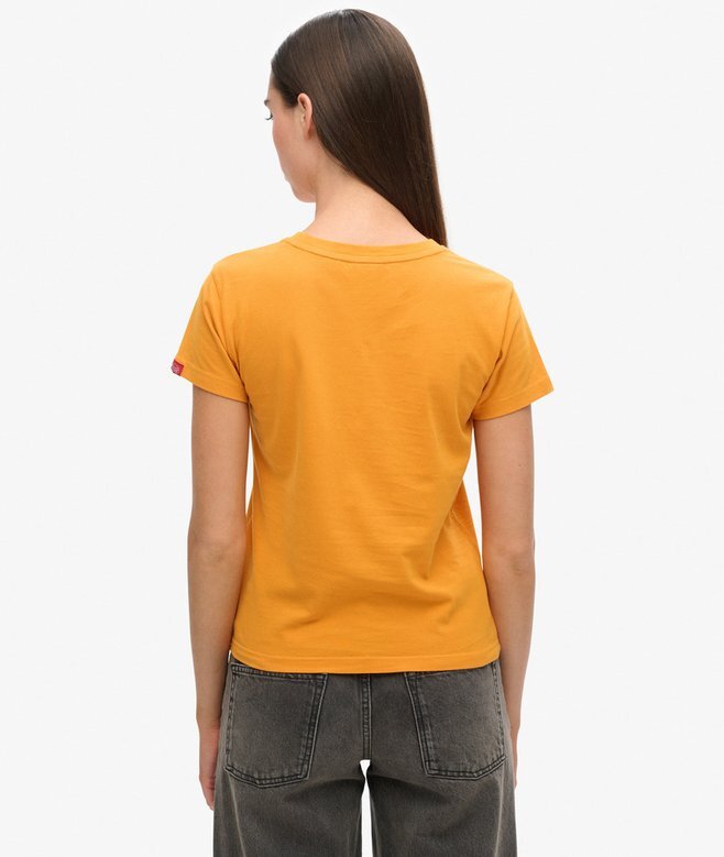 T-shirt med broderat Vintage-logo T-shirt med broderat Vintage-logo