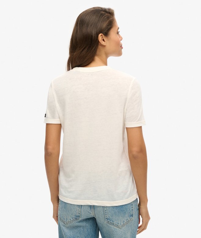 T-shirt med dekorerat Vintage-logo T-shirt med dekorerat Vintage-logo