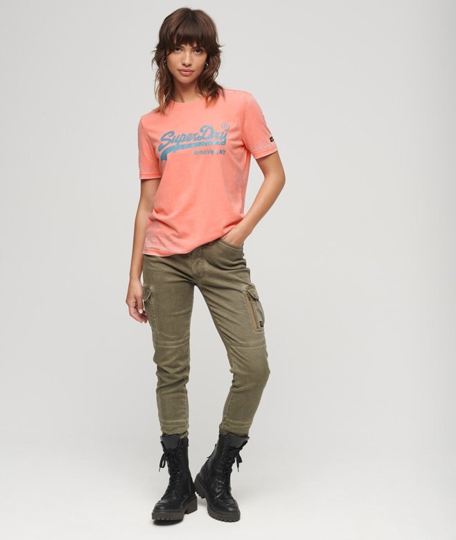 T-shirt med dekorerat Vintage-logo T-shirt med dekorerat Vintage-logo