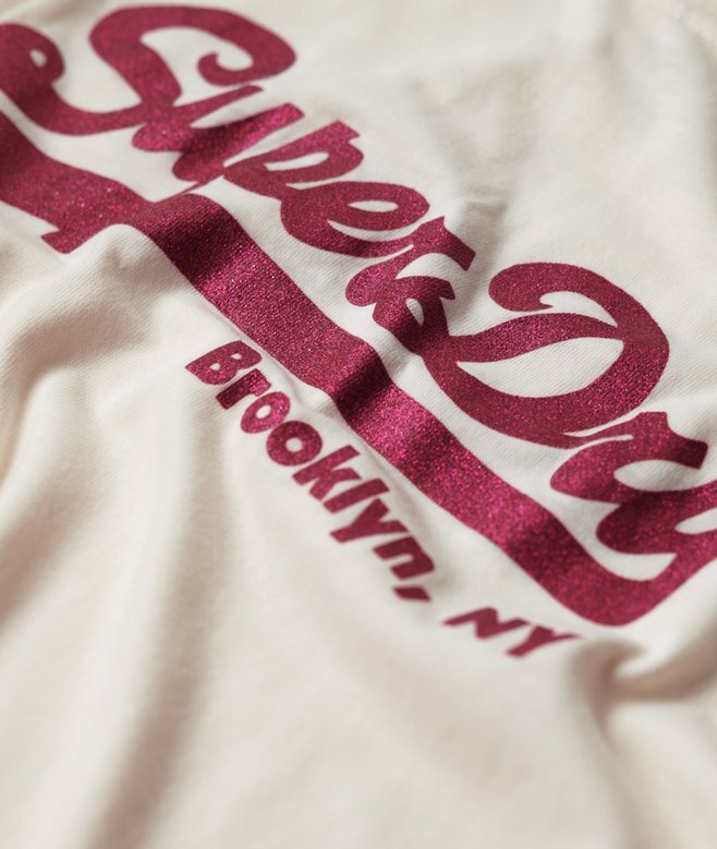 T-shirt med dekorerat Vintage-logo T-shirt med dekorerat Vintage-logo
