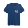 T-shirt med grafiskt tryck på bröstet och kopparetikett T-shirt med grafiskt tryck på bröstet och kopparetikett