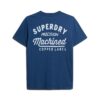 T-shirt med grafiskt tryck på bröstet och kopparetikett T-shirt med grafiskt tryck på bröstet och kopparetikett