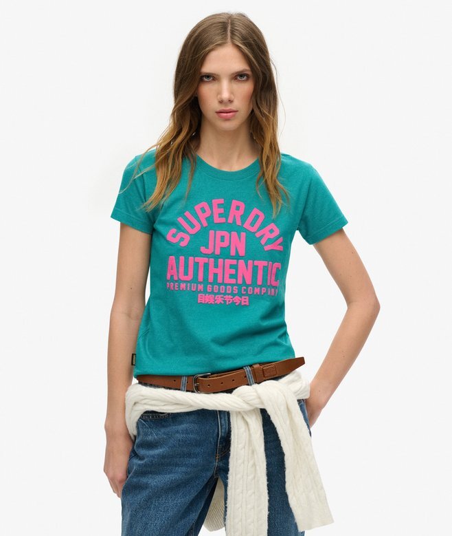 T-shirt med pufftryck T-shirt med pufftryck