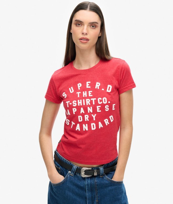 T-shirt med pufftryck T-shirt med pufftryck