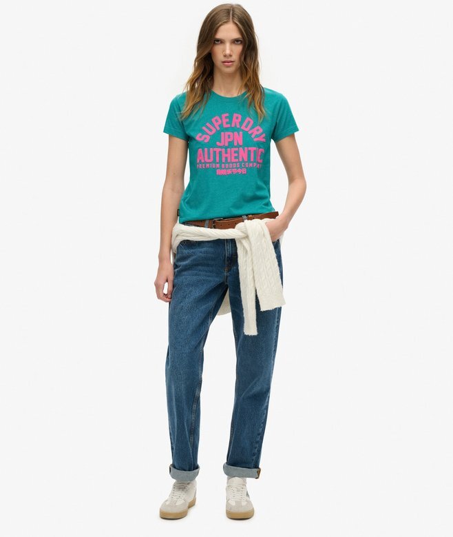 T-shirt med pufftryck T-shirt med pufftryck
