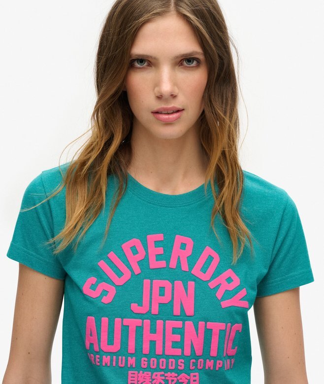 T-shirt med pufftryck T-shirt med pufftryck