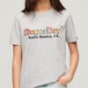 T-shirt med regnbågslogotyp och avslappnad passform T-shirt med regnbågslogotyp och avslappnad passform