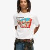 T-shirt med resevykortmotiv