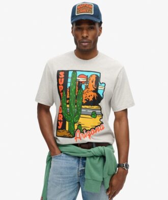 T-shirt med resevykortmotiv