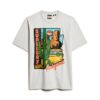 T-shirt med resevykortmotiv