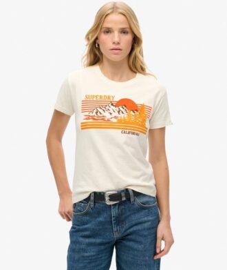 T-shirt med ränder för utomhusbruk
