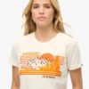 T-shirt med ränder för utomhusbruk
