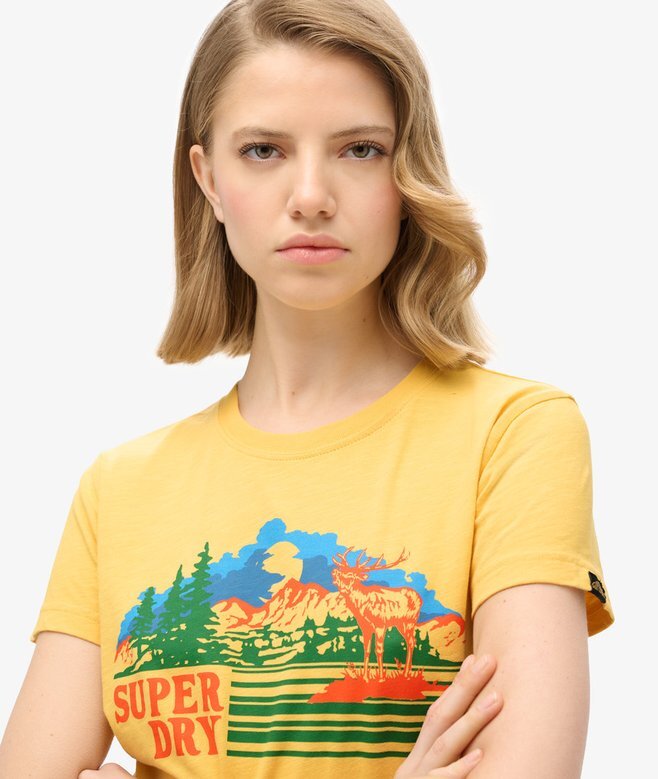 T-shirt med ränder för utomhusbruk T-shirt med ränder för utomhusbruk