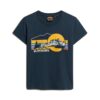 T-shirt med ränder för utomhusbruk T-shirt med ränder för utomhusbruk