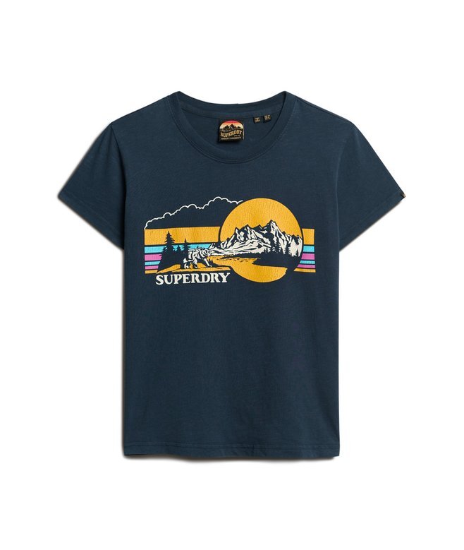 T-shirt med ränder för utomhusbruk T-shirt med ränder för utomhusbruk