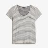 T-shirt med rund hals