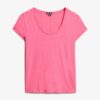 T-shirt med rund hals