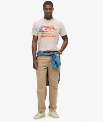 T-shirt med tryck ”Great Outdoors”