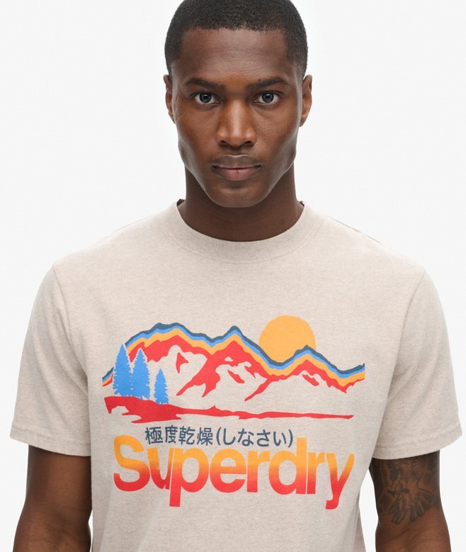 T-shirt med tryck ”Great Outdoors” T-shirt med tryck ”Great Outdoors”
