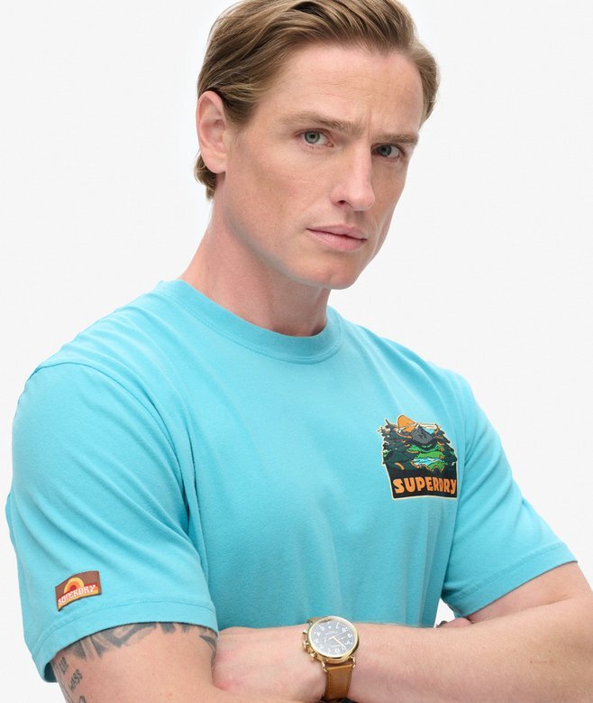 T-shirt med tryck i form av en resevykortskista T-shirt med tryck i form av en resevykortskista