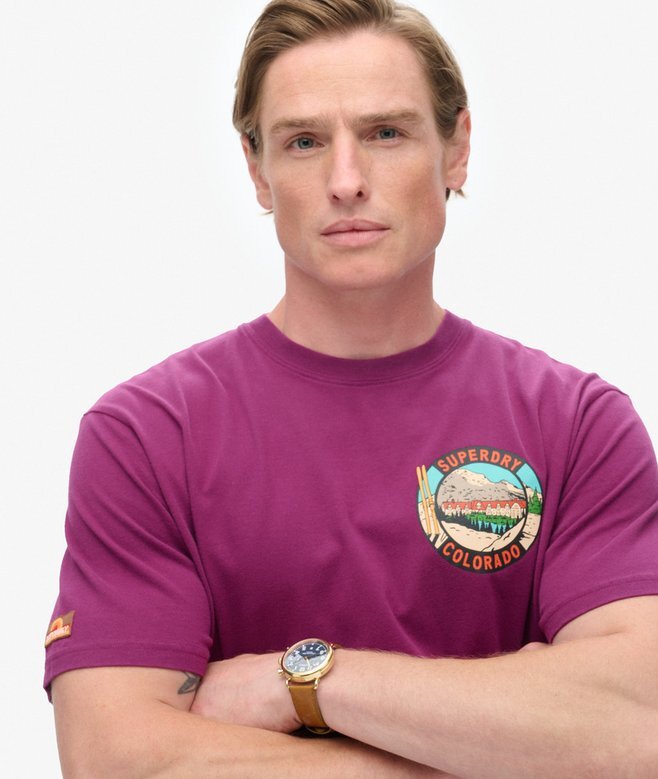T-shirt med tryck i form av en resevykortskista T-shirt med tryck i form av en resevykortskista