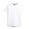 T-shirt med V-ringning och broderat logo i Organic Cotton T-shirt med V-ringning och broderat logo i Organic Cotton