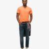 T-shirt med V-ringning och Organic Cotton Essential-logotyp