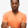 T-shirt med V-ringning och Organic Cotton Essential-logotyp