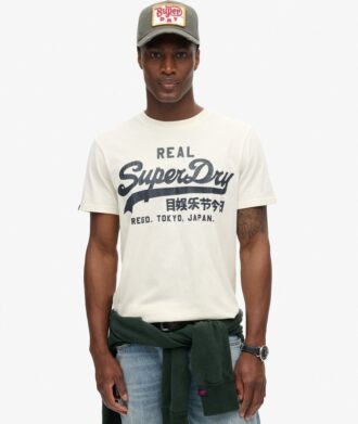 T-shirt med Vintage-logotyp
