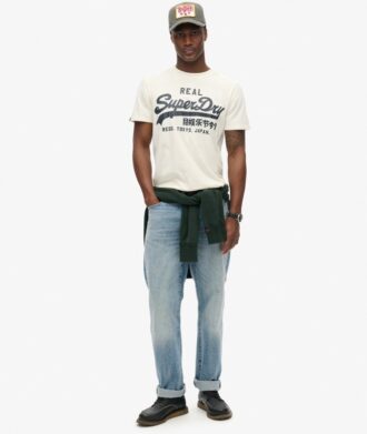T-shirt med Vintage-logotyp