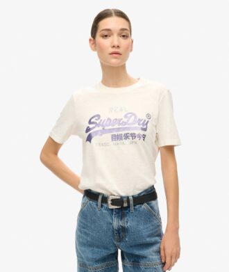 T-shirt med Vl-tryck