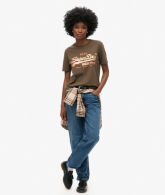 T-shirt med Vl-tryck