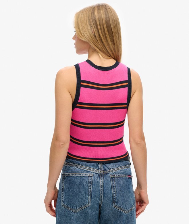 Tanktop i finstickat Tanktop i finstickat