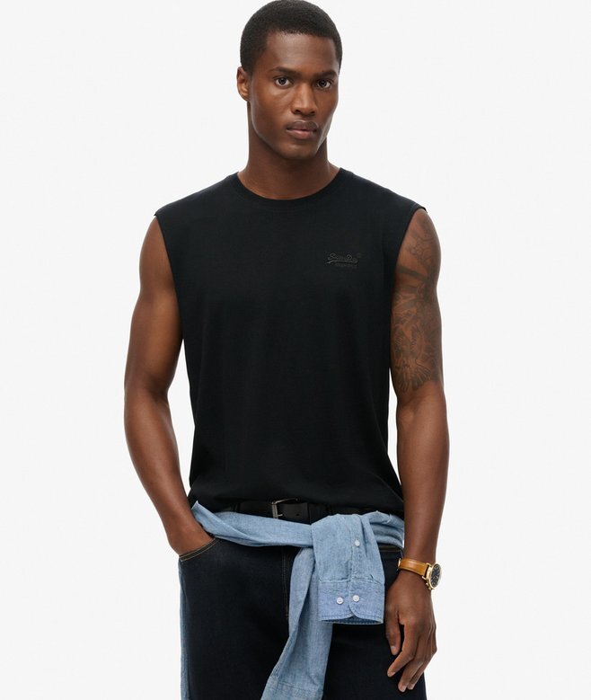 Tanktop med Organic Cotton Essential-logotyp Tanktop med Organic Cotton Essential-logotyp