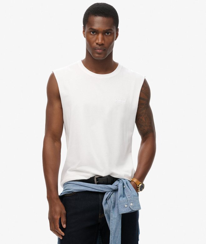 Tanktop med Organic Cotton Essential-logotyp Tanktop med Organic Cotton Essential-logotyp