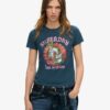 Tattoo Rhinestone Fitted T-shirt